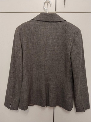 Gray jacket used, padded and lined, size M