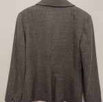 Gray jacket used, padded and lined, size M