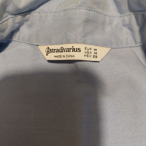 Stradivarius jumpsuit turquoise size M like new, shirt fabric