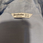 Stradivarius jumpsuit turquoise size M like new, shirt fabric