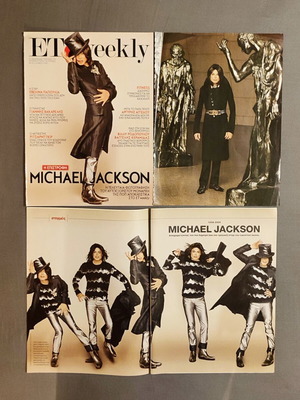 Michael Jackson magazine pages like new, ET Weekly and Stigmes