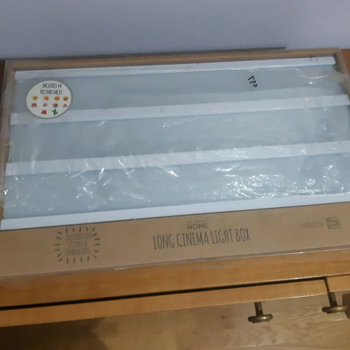 Cinema light box like new, large size 37x18