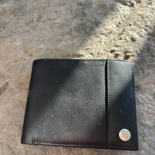 BMW wallet new, genuine leather, black