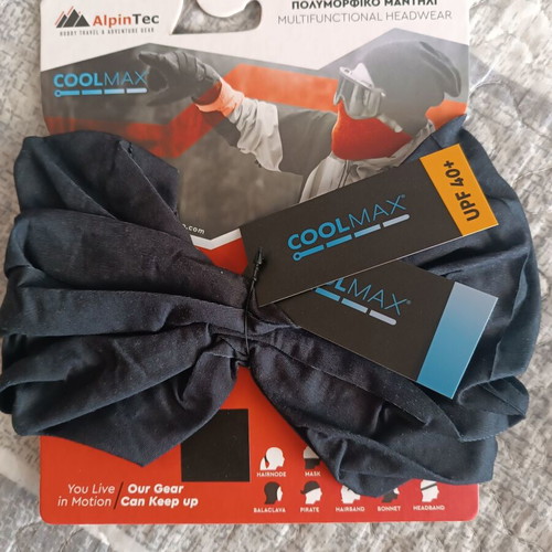 Odlo bandana and AlpineTec coolmax scarf with UPF 40 sun protection new