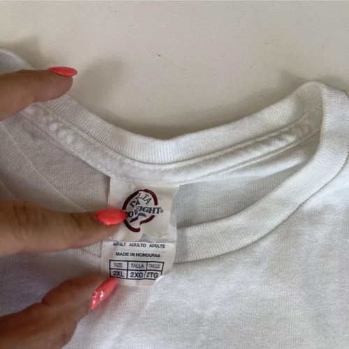 Vintage Delta Pro Allergic to Bullshit white T shirt size 2XL like new