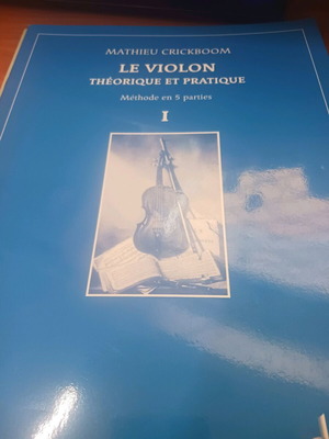 Le violon théorique et pratique method in 5 parts I new