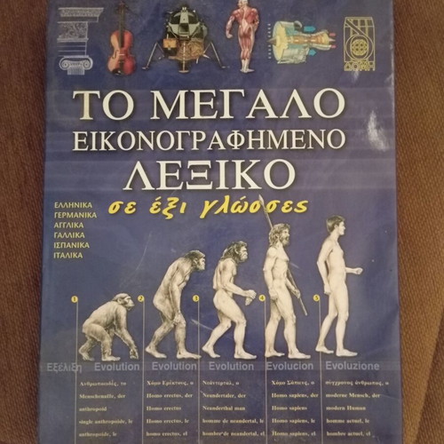 The Big Illustrated Dictionary in Six Languages like new