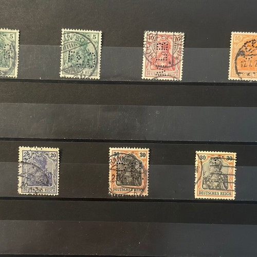 Γραμματόσημα Γερμανικής Αυτοκρατορίας Deutsches Reich μεταχειρισμένα 1900–1922 σπάνια