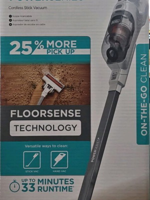 Ηλεκτρική σκούπα στικ Black+Decker PowerSeries+ καινούργια με μπαταρία