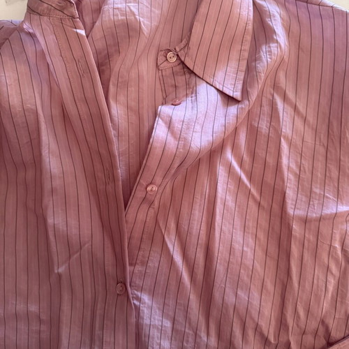 Mango shirt light fabric like new, pink, size L
