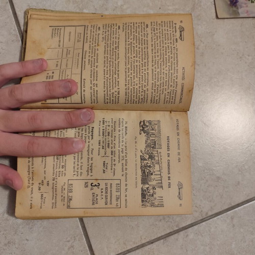 1942 French mathematics book like new, collectible