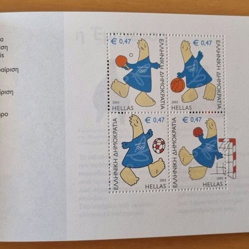 Olympic Games Series 06/2003 Stamp Booklets new, 3 booklets