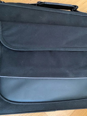 Sentio laptop bag used, black with multiple compartments