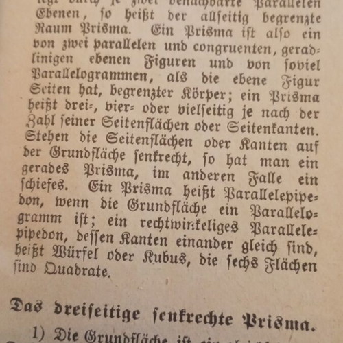 Geometrie Stereometrie Albert Otto Baul book used, German
