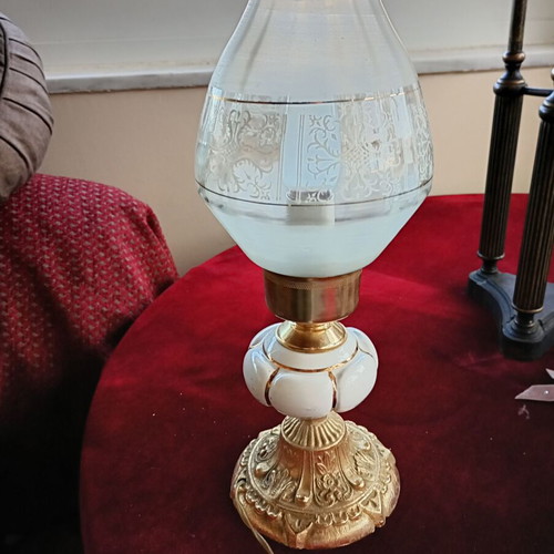 Table lamp used, height 0.36 m