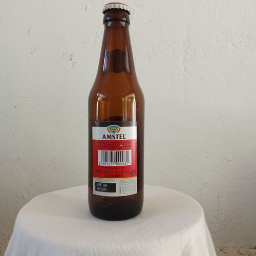 Amstel beer collectible bottle from 2000s