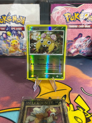 Pokemon card reverse holo Paras μεταχειρισμένη από Mysterious Treasures