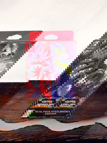 Pokémon Scarlet & Violet Dual Pack Steelbook – CIB / Near Mint / Колекционерско Издание!