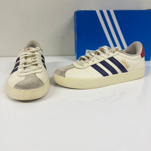 Adidas VL Court 3.0 sports shoes used, size 38, white and gray