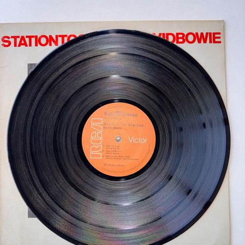 David Bowie Station to Station LP 1976 used, rock