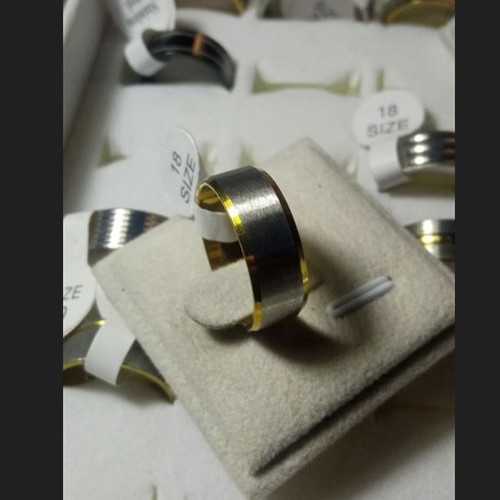 Women's ring new, durable steel, size 18