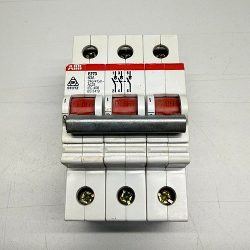 ABB Stotz E273 Three-Phase General Switch 3-Pole 63A used