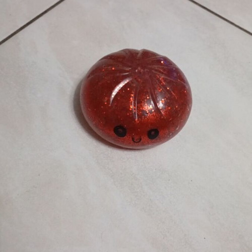 Squishy Dumbing Red with Glitter new
