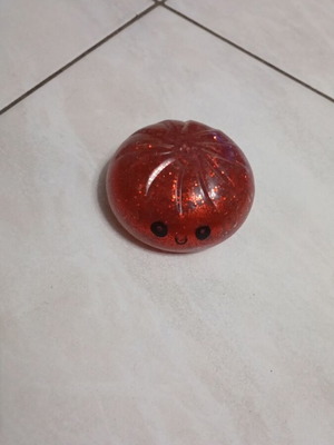 Squishy Dumbing Red with Glitter new