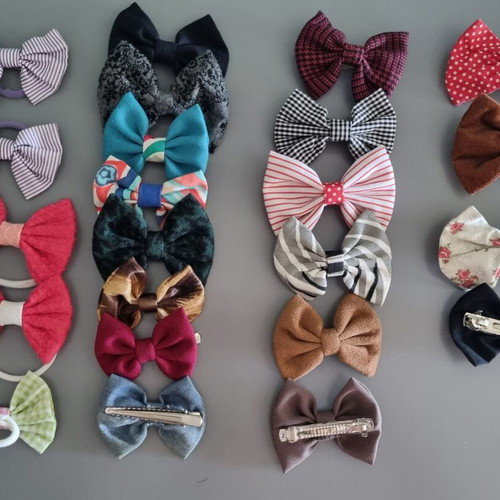 Hair Clips handmade, new, set of 23