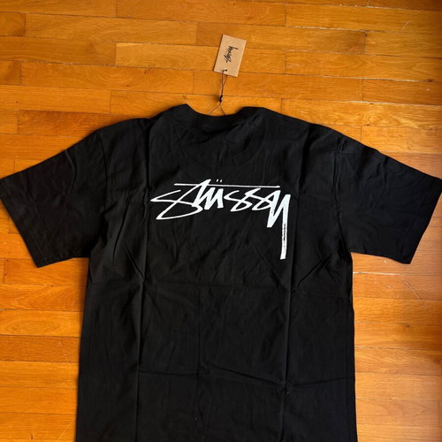Stussy Surfer Tee new, size M-L, black