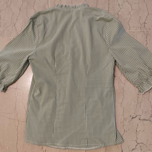 BSB shirt-blouse used, pistachio, 3/4 sleeves, size M