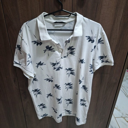 Men's Polo Shirt large used, white