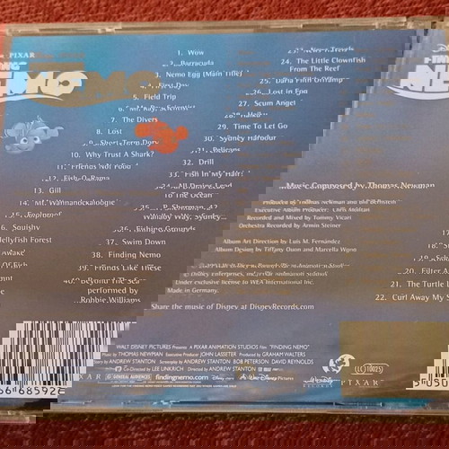Soundtrack CD Finding Nemo Thomas Newman καινούργιο