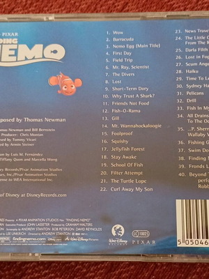 Soundtrack CD Finding Nemo Thomas Newman καινούργιο