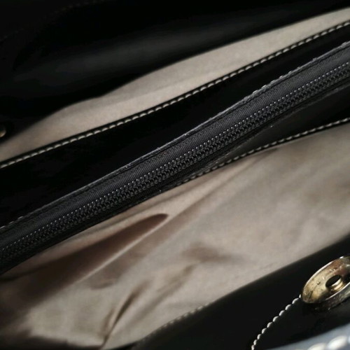 Elizabeth George shoulder bag with colorful butterfly print