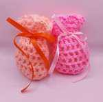 Handmade knitted pouch 10cmx6cm new in colors of your choice
