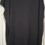 Μπλούζες cotton σαν καινούργιο, μαύρο και λαδί, 2XL