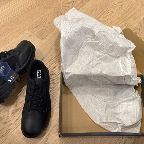 5.11 Tactical A.T.A.C. 2.0 Low 3'' shoes new, black, size 46