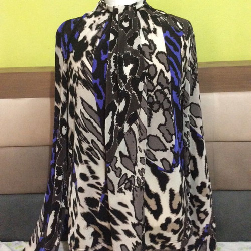 Long-sleeve blouse used, L/XL, multicolor