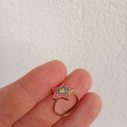 Children's metal ring adjustable size used