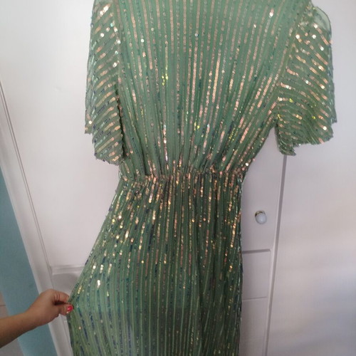 Instyleshop dress like new, green and gold, size S