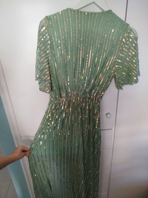 Instyleshop dress like new, green and gold, size S