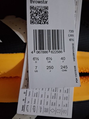 Discus, shot put and hammer throw athletics shoes, size 40, new