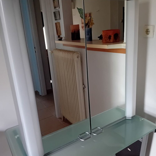 Bathroom mirror cabinet like new, 76×70×15 cm