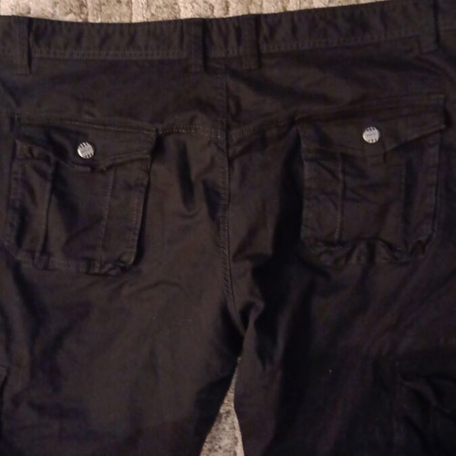 Plus size men's cargo pants No 42/56 black like new
