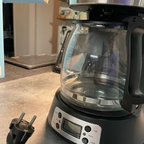 Electronic coffee maker new with clock