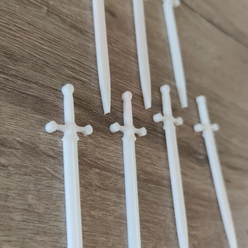 3D Printed Set of 7 Swords for Panagia Epta Spathi Icon new