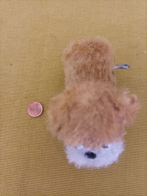 Vintage wind-up dog like new, functional