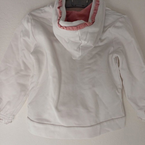 Mayoral jacket for 3-year-old girl like new, white with zipper