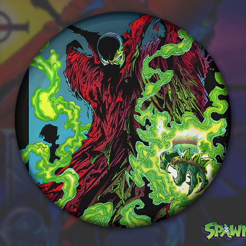 Spawn Pins Set of 3, 3 cm, new